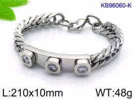 Stainless Steel Stone Bracelet