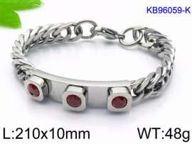 Stainless Steel Stone Bracelet