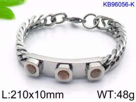 Stainless Steel Stone Bracelet