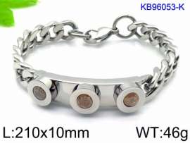 Stainless Steel Stone Bracelet