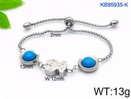 Stainless Steel Stone Bracelet