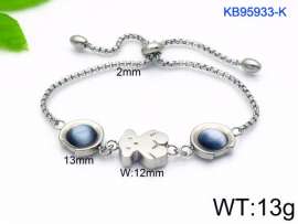 Stainless Steel Stone Bracelet