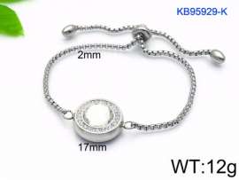 Stainless Steel Stone Bracelet