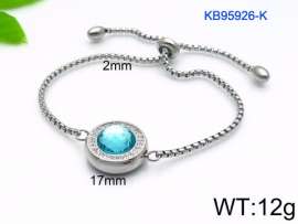 Stainless Steel Stone Bracelet