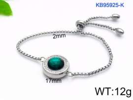 Stainless Steel Stone Bracelet