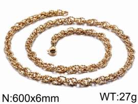 SS Gold-Plating Necklace