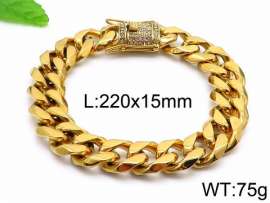 Stainless Steel Gold-plating Bracelet