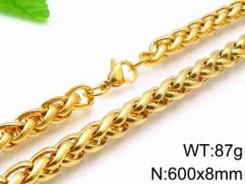 SS Gold-Plating Necklace