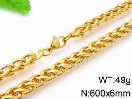 SS Gold-Plating Necklace