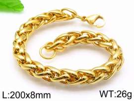 Stainless Steel Gold-plating Bracelet