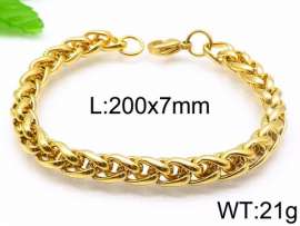 Stainless Steel Gold-plating Bracelet