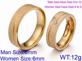 Stainless Steel Lover Ring