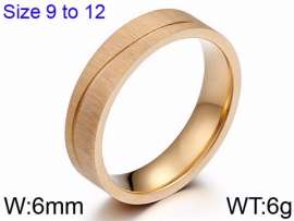 Stainless Steel Gold-plating Ring