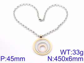 SS Rose Gold-Plating Necklace