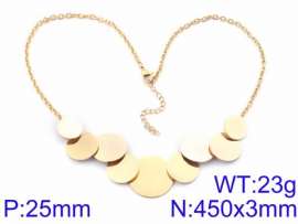 SS Gold-Plating Necklace