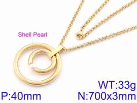 SS Gold-Plating Necklace