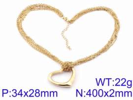 SS Gold-Plating Necklace