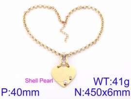 SS Gold-Plating Necklace