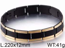 Stainless Steel Black-plating Bracelet