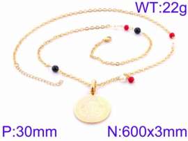 SS Gold-Plating Necklace