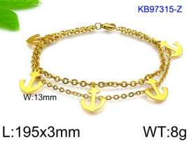 Stainless Steel Gold-plating Bracelet