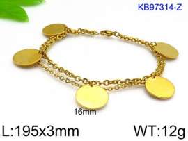 Stainless Steel Gold-plating Bracelet