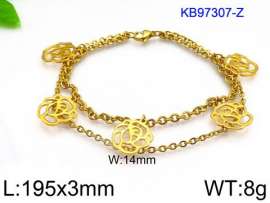 Stainless Steel Gold-plating Bracelet