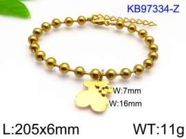 Stainless Steel Gold-plating Bracelet