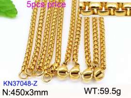 SS Gold-Plating Necklace