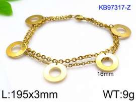 Stainless Steel Gold-plating Bracelet