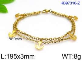 Stainless Steel Gold-plating Bracelet