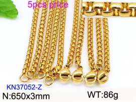 SS Gold-Plating Necklace