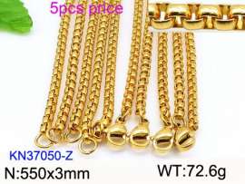 SS Gold-Plating Necklace