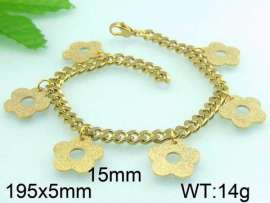 Stainless Steel Gold-plating Bracelet