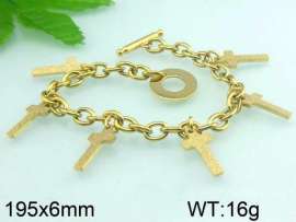 Stainless Steel Gold-plating Bracelet