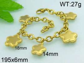 Stainless Steel Gold-plating Bracelet