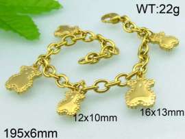 Stainless Steel Gold-plating Bracelet