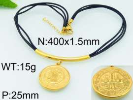 SS Gold-Plating Necklace