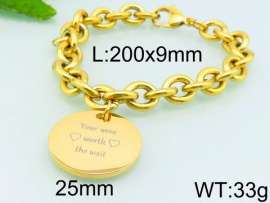 Stainless Steel Gold-plating Bracelet