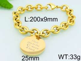 Stainless Steel Gold-plating Bracelet