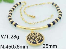 SS Gold-Plating Necklace