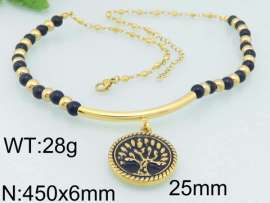 SS Gold-Plating Necklace