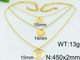 SS Gold-Plating Necklace