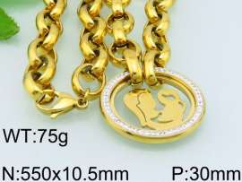 SS Gold-Plating Necklace