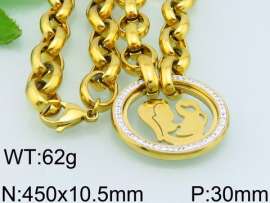 SS Gold-Plating Necklace