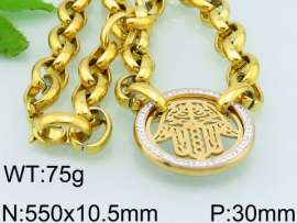 SS Gold-Plating Necklace