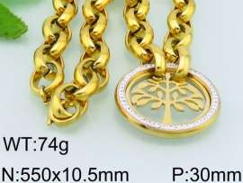 SS Gold-Plating Necklace