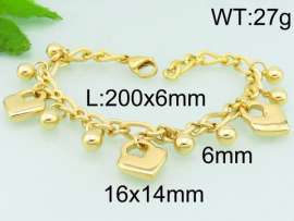 Stainless Steel Gold-plating Bracelet