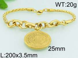 Stainless Steel Gold-plating Bracelet