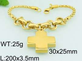 Stainless Steel Gold-plating Bracelet